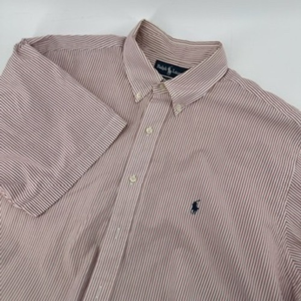 Ralph Lauren Striped Short Sleeve Dress Shirt